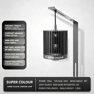 <span class=keywords><strong>MAYIN</strong></span> 100-240V Lámpara LED Sumergible Super Color 100W para Peceras, con Temporizador, para Algas y Plantas, Iluminación Brillante para Acuarios - Product Image 2