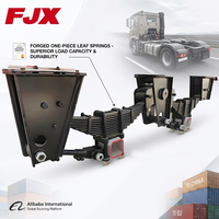 Système de suspension mécanique pour semi-remorque de type allemand, pièces de suspension robustes de style allemand avec ressort à lames