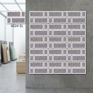 Luxe Vistaar 250x375mm 10x15 pouces Carreaux de mur extérieur émaillés en céramique brillante numérique avec conception d'élévation Usine indienne - Product Image 2