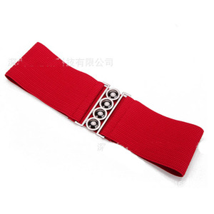Ropa 2,5 "elástico clásico cinturón de enfermera mujer clásico cinturón de cintura de enfermera elástico ancho Vintage Retro cintura elástica - Product Image 2