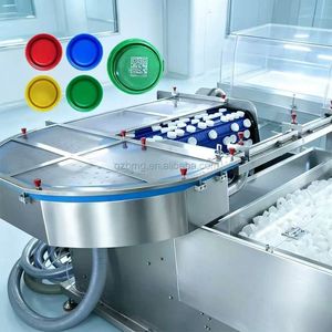 Système de code anti-contrefaçon, système de chargement automatique de capuchons, équipement de marquage laser par code QR avec inspection visuelle et rejet automatique - Product Image 3