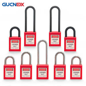 <span class=keywords><strong>Cadenas</strong></span> de sécurité industriel à clé en acier et nylon personnalisé de 38 mm (plusieurs couleurs au choix) pour l'entretien électrique - Product Image 5