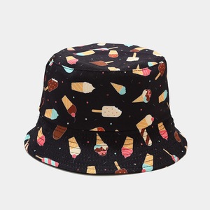 Nuevo sombrero de cubo de verano para estudiantes estilo coreano chica suave helado pescador Casual pesca impreso bordado a cuadros sol - Product Image 6