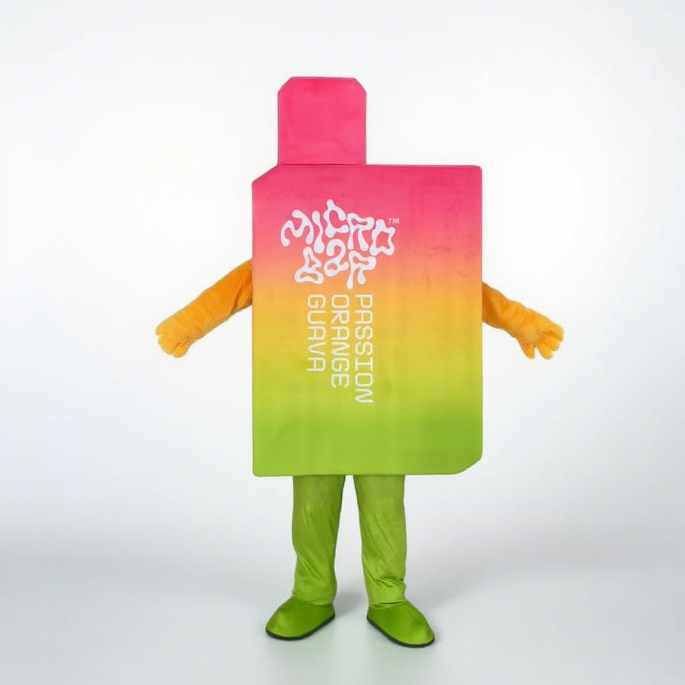 Gradually Changing Color Wine Bottle Mascot Costume Cartoon Style Role ...