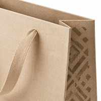 Sacs en papier personnalisés avec logo en relief pour robes, emballages cadeaux de luxe avec poignées en corde