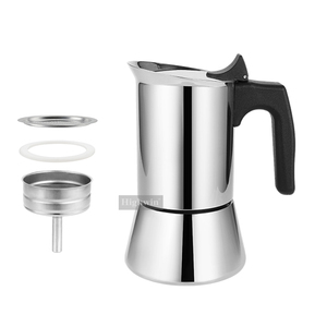 <span class=keywords><strong>Cafetera</strong></span> <span class=keywords><strong>Italiana</strong></span> Moderna de <span class=keywords><strong>Acero</strong></span> <span class=keywords><strong>Inoxidable</strong></span> para Espresso, 2/<span class=keywords><strong>4</strong></span>/6/10 <span class=keywords><strong>Tazas</strong></span>, <span class=keywords><strong>Cafetera</strong></span> Moka para Estufa, Venta al por Mayor HIGHWIN - Product Image 1