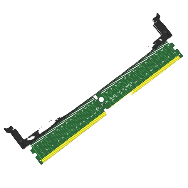 New Condition DDR5 U-DIMM 288Pin Memory Adapter for Test Protection Card with Short/Long Latch Computer Accessories in Stock