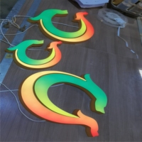 Letrero Luminoso 3D Daco con Letras Acrílicas LED, Diseño Personalizado OEM/ODM, IP65 Impermeable, Control por Bluetooth/WiFi, Decoración Publicitaria