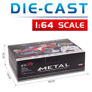 MILI 1:64 Alliage RC Mini RC Drift Car 1993 Ford Mustang STV Jouet 2.4GHz Contrôle à Vitesse Variable Télécommande avec Poignée - Product Image 2