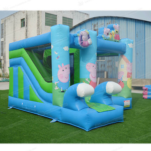 Phim hoạt hình lợn nhảy lâu đài <span class=keywords><strong>Inflatable</strong></span> <span class=keywords><strong>Bouncer</strong></span> công viên không khí thổi lên đồ chơi cho bé trai và bé gái - Product Image 2