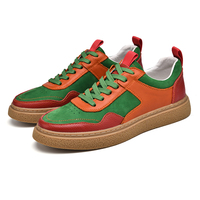 Dernières tendances de la mode, baskets de football chics de haute qualité, cuir véritable de vache blanc, chaussures pour hommes, marque Autres Chaussures 2025