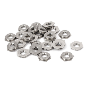 Tuerca Autoperforante de Cabeza Hexagonal de Acero Inoxidable Tipo F M2 M3 M4 M5 M6 de 5 mm, 1/4-20, F-M4-1 - Product Image 1