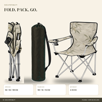 Chaise de camping en gros pour événements en plein air avec porte-gobelet latéral et logo et motif personnalisés pour le glamping de luxe en extérieur