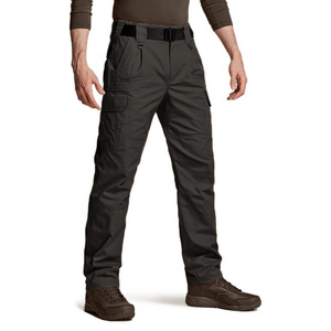 Tuta da <span class=keywords><strong>Uomo</strong></span> per Attività all'Aperto, Vendita Diretta dalla Fabbrica, Pantaloni Multitasca a Vita Media per Ciclismo, Escursionismo, Corsa Casual, in Poliestere - Product Image 3