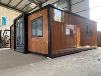 Maison modulaire extensible à double aile de 20 pieds, préfabriquée, 2 chambres, résistante aux intempéries, type « Granny Flat »