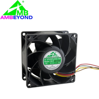 Ventilateur DC 8038 personnalisable de 80 mm d'épaisseur, à haut débit d'air, pour amplificateur, équipement laser, unité de réfrigération