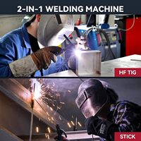 Machine à souder MIG ARCCAPTAIN 205A, soudeuse à double impulsion MIG205DP PRO pour aluminium, machine à souder à l'arc à inverter, vente en gros