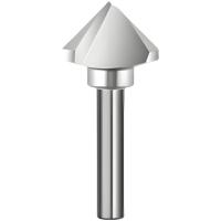 Fraise industrielle en alliage à rainure en V - Revêtement AlTiN, 3 cannelures en carbure pour centres d'usinage CNC - Personnalisable OEM - Pour mobilier et signalétique