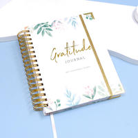 Impression personnalisée Couverture rigide Spirale Gratitude Self Care Planner Manifestation Prière Sermon Journal Dairy Notebook Printing