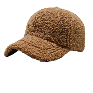 Gorra de Béisbol Sherpa de Alta Calidad, Gorras Deportivas Ajustables de Forro Polar, Logotipo Personalizado, Bordado a Mano, Formal, de Negocios, Dobby, Unisex - Product Image 1