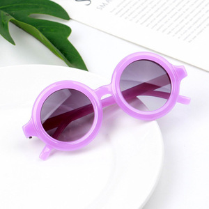 2025 enfants à la mode rétro lunettes de soleil bébé enfant en bas âge nuances mignon UV400 enfants rond <span class=keywords><strong>pas</strong></span> <span class=keywords><strong>cher</strong></span> concepteur lunettes de soleil filles garçons - Product Image 4