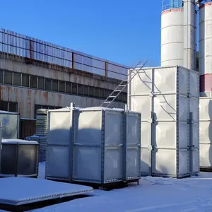 Tanque de agua de fibra FRP/GRP/anticorrosión de alta eficiencia y alta calidad para almacenamiento de agua de mar