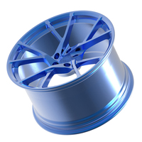 Jantes de voiture forgées en alliage de saphir bleu, roues de haute Performance brossée, 5x2020, 21 pouces, nouveau modèle 114.3
