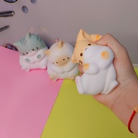 Jouet de décompression personnalisé en mousse PU pour chaton, jouet moussant de décompression anti-stress Squishy Fidget Toys