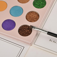 Palette de fards à paupières DIY 12 couleurs, fard à paupières hautement pigmenté, palette de fards à paupières végétalienne, palette de fards à paupières à marque privée