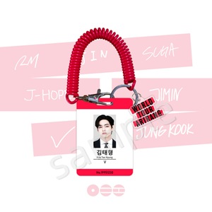 Llavero con Foto de Ídolo Personalizado, Colgante Acrílico con Cordón en Espiral para Decoración de Bolsos para Fans del K-pop - Product Image 6