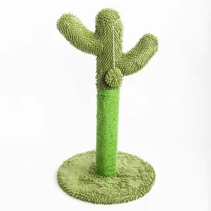 Penggaruk kucing tinggi dalam ruangan, mainan bola gantung tempat cakar kucing bungkusan Sisal untuk kucing besar dan anak kucing - Product Image 3