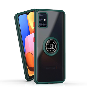 Funda trasera con soporte de anillo de dedo de armadura híbrida transparente para <span class=keywords><strong>Redmi</strong></span> Note 10 <span class=keywords><strong>Pro</strong></span>, funda trasera con logotipo personalizado - Product Image 5