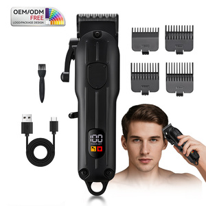 <span class=keywords><strong>Tondeuse</strong></span> <span class=keywords><strong>à</strong></span> <span class=keywords><strong>cheveux</strong></span> électrique rechargeable avec 5 vitesses réglables, écran LCD, <span class=keywords><strong>tondeuse</strong></span> <span class=keywords><strong>à</strong></span> <span class=keywords><strong>cheveux</strong></span> pour hommes avec charge USB - Product Image 1