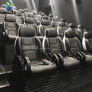 Supplier Amusement Park Rides 4D 5D Movie Theatre With Electric Dynamic System 4D Chair