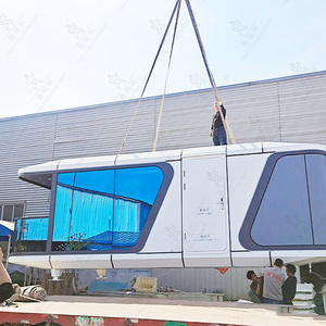 2025 Nuevo concepto <span class=keywords><strong>Casa</strong></span> contenedor prefabricada móvil Cápsula China Oficina Hotel Villa Apartamento Sleeping Pod Future Trend - Product Image 5