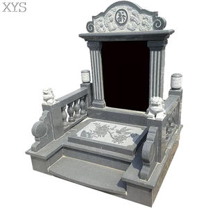 <span class=keywords><strong>Monumento</strong></span> in pietra tombale in granito intagliato <span class=keywords><strong>a</strong></span> mano in stile tradizionale cinese classico per commemorare i propri cari di colore nero - Product Image 5