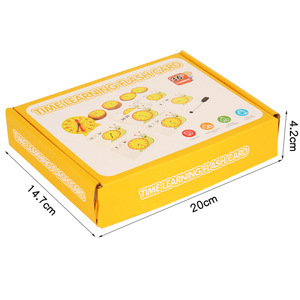 Cpc CE EN71 Montessori đồng hồ bằng gỗ học tập đồ chơi cho trẻ mới biết đi mùa tháng ngày trong tuần Thời gian nói giáo dục vui vẻ - Product Image 5