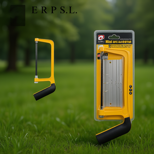 Erpsl Mini Arc Saw 26Cm Aluminum <b>Frame</b> Yellow <b>Paint</b> Black Handle Industrial Quality Tool - Product Image 3