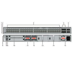 Commutateur Ethernet réseau S5755-H48P4Y2CZ 98012217 avec 4 ports SFP28 25GE et 2 ports QSFP28 100GE - Product Image 2