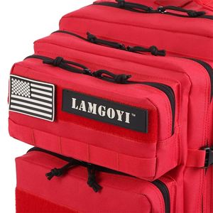 Sac à dos de randonnée et de fitness personnalisé en usine, grand modèle bleu foncé 45L pour athlètes - Product Image 4