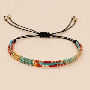 Boho Native Style Miyuki Bracelet for Women Fashion Fall Winter Simple Bracelets Jewellery Jewelry Gift Pulseras Femme