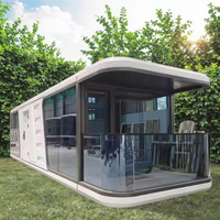 Mini Apple Home Design en acier Offre Spéciale durable Villa en bois à capsule innovante pour bureau, hôtel, serres préfabriquées pour l'extérieur