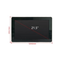 Pantalla de Techo para Automóvil con Reproductor de Video LCD HD de 22 Pulgadas, Android 10, USB, Monitor de Techo Abatible para Autobús, Avión y Tren, Venta al por Mayor ODM