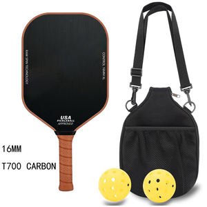 ไม้พายพิคเคิลบอลสำหรับผู้ใหญ่ ขนาด 16 มม. ผลิตตามมาตรฐาน USAPA ลายพิมพ์รังผึ้ง PP ผสมใยแก้ว สำหรับเล่นกลางแจ้ง ลดราคาพิเศษ - Product Image 1