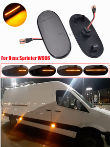 Para Mercedes Benz Sprinter W906 VW Crafter Minibus Van 2006-2016, luz LED de posición lateral, repetidor de señal de giro, indicador de lámpara - Product Image 2