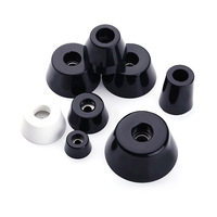 Support de fixation en caoutchouc personnalisé avec amortisseur de chocs et patins métalliques, pieds en caoutchouc anti-vibration pour meubles, tables et pieds de meubles