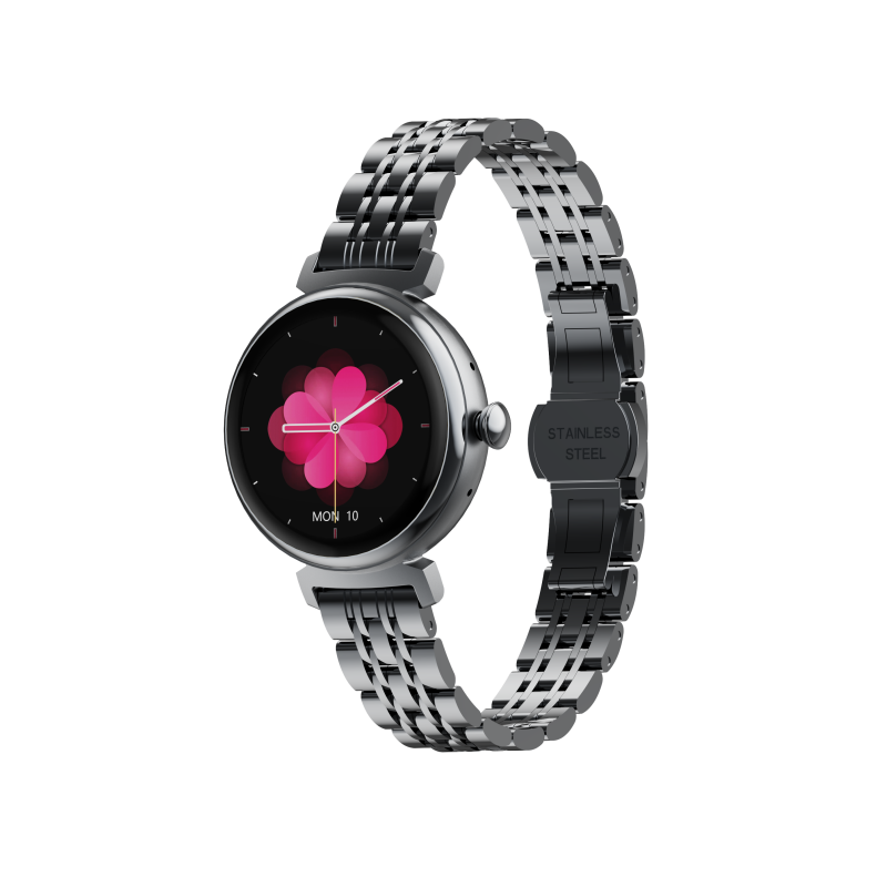 Black + black steel strap