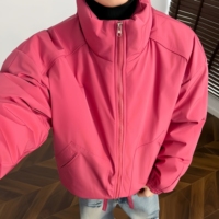 Veste d'hiver pour homme personnalisée, légère et confortable, en duvet, col montant, imperméable, style streetwear, coupe ample, grande taille