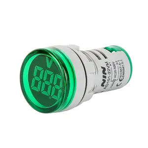 NIN AD16-22dsv green analog mini panel voltmeter AC500V