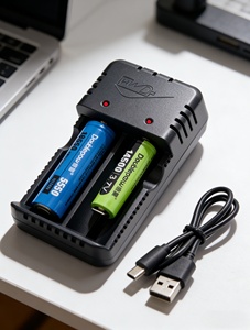 Chargeur USB double port de type C pour montre connectée, appareil photo, haut-parleur - Protection contre les surcharges <span class=keywords><strong>à</strong></span> démarrage zéro tension, affichage LED - Product Image 5